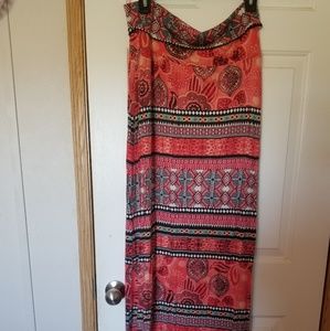 Deb XL fold over maxi skirt
